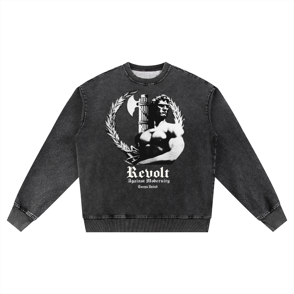 Revolt Oversized Crewneck Sweatshirt