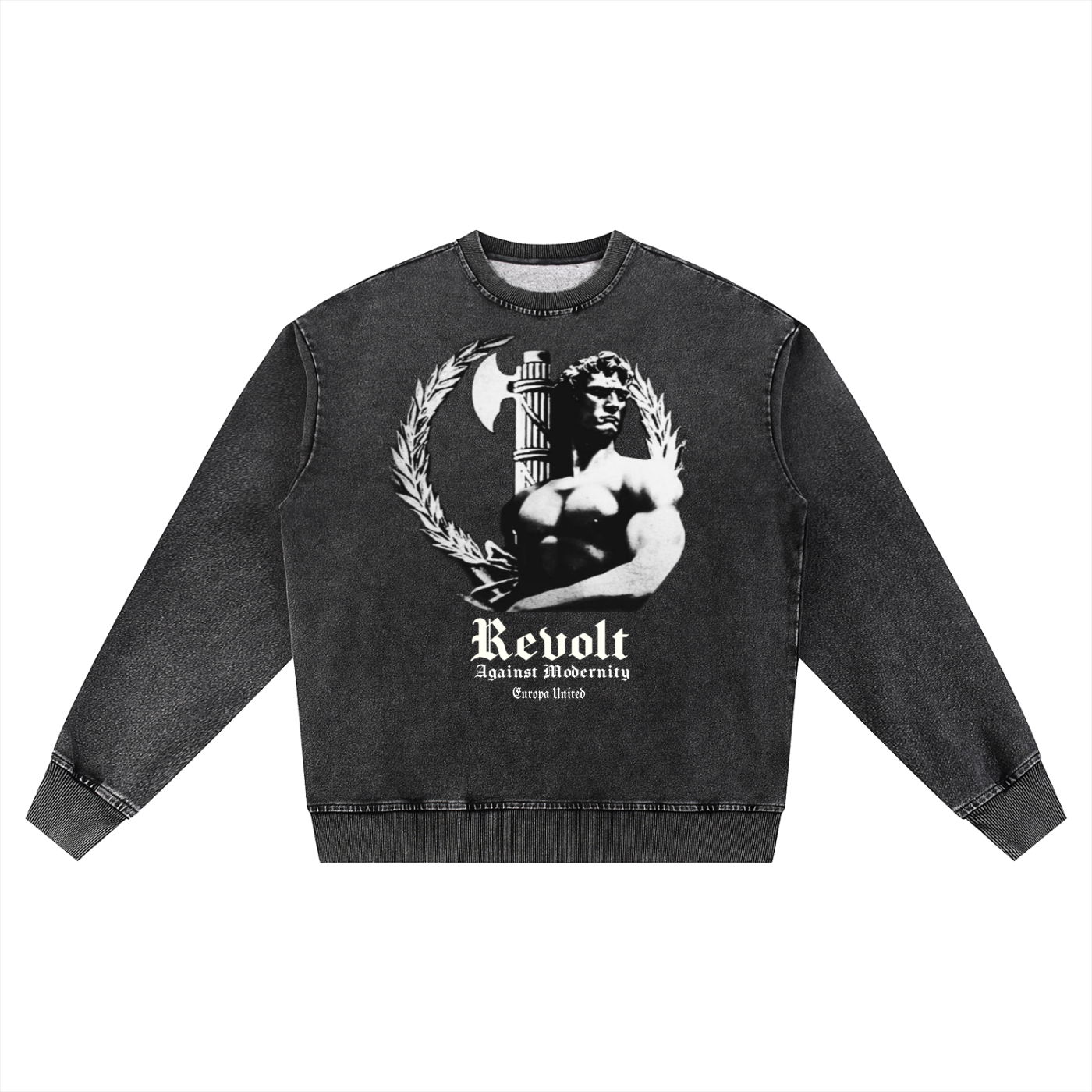 Revolt Oversized Crewneck Sweatshirt